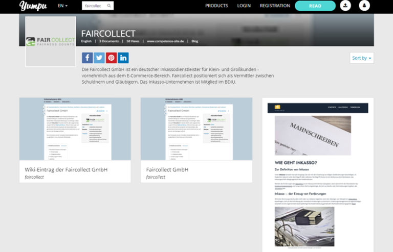 Faircollect Dokumentensammlung (yumpu)
