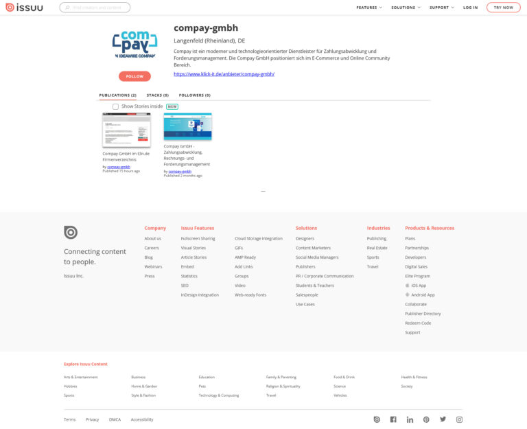 Compay GmbH (ISSUU)