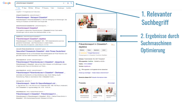 SEO Ergebnis dayletics 1024x576 1 768x432