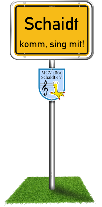Ortsschild Schaidt mittel