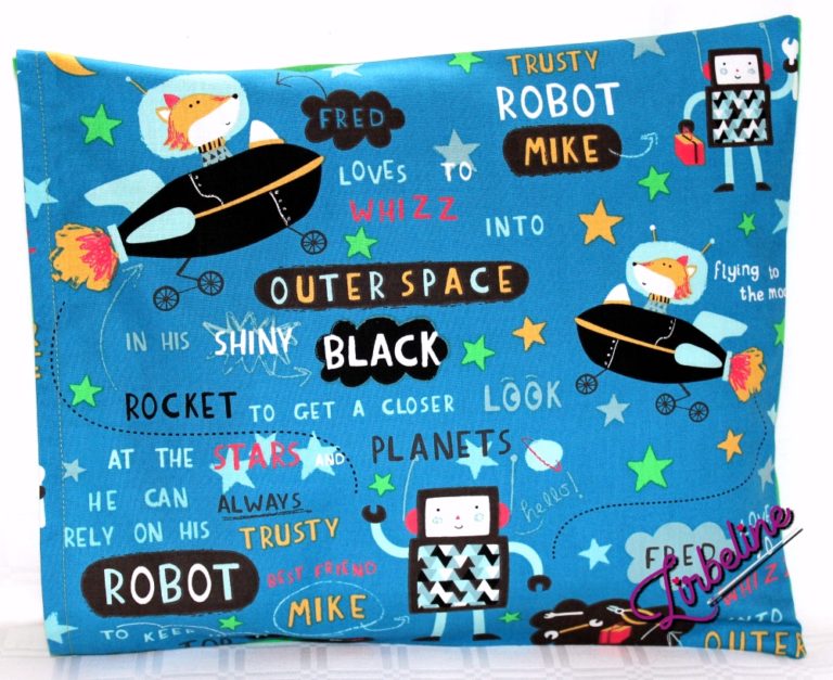 Super Fred Weltraum Baumwolle Kissen 768x627