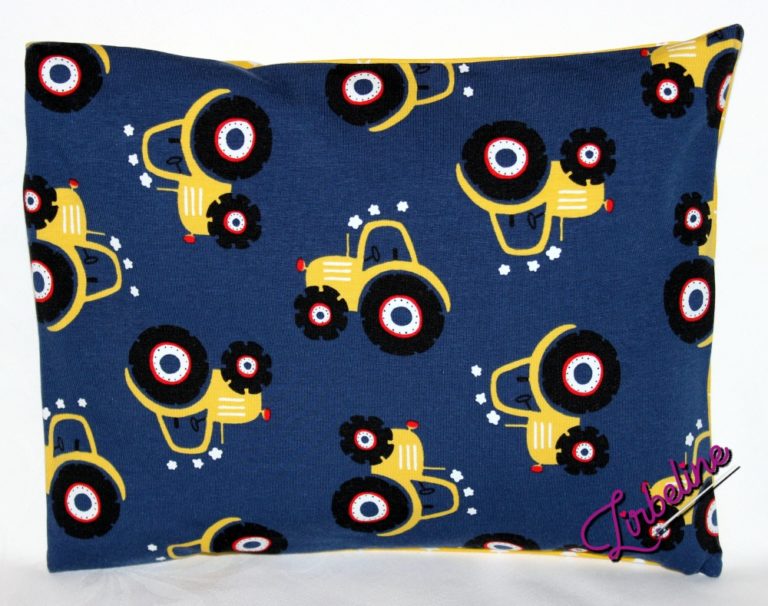 Traktor gelb Kissen 768x606