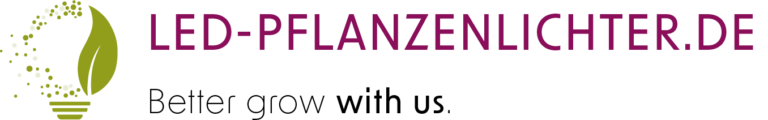 Logo led pflanzenlichter.de Slogan 768x120