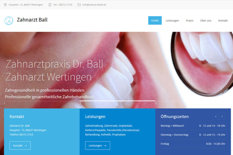 Zahnarzt Ball k 768x512