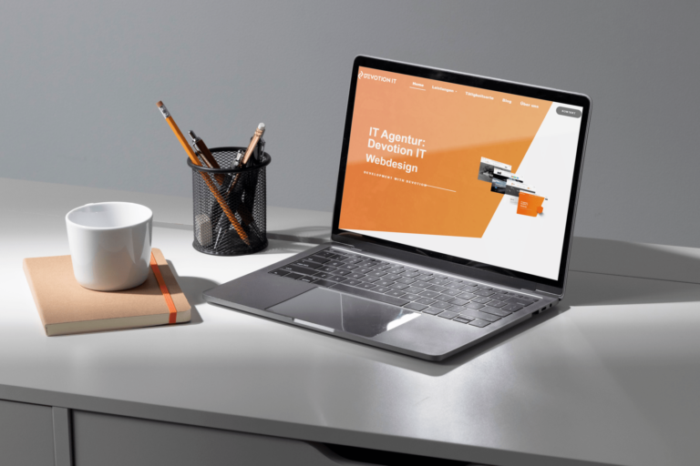 Devotion IT Homepage In Macbook 768x512