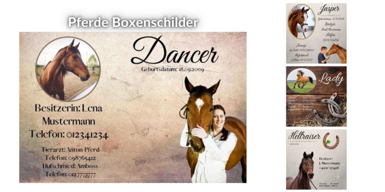 boxenschilder pferd stalltafeln 768x384