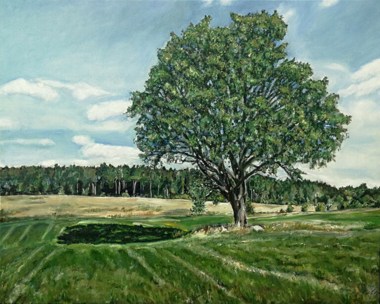 Girininkai Vaterland by Jurate Kuba oil painting 100 x 80 768x613