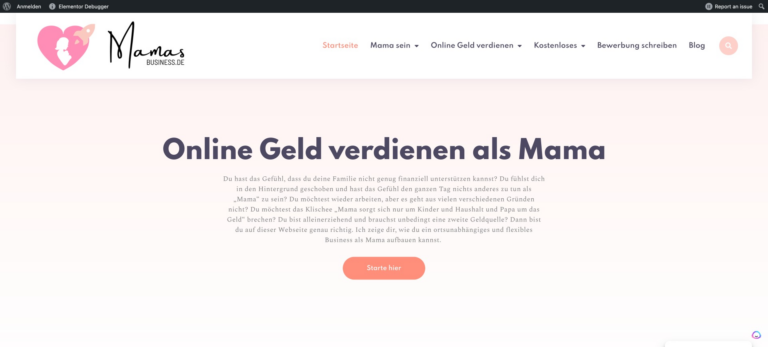 Online Geld verdienen als Mama 768x347