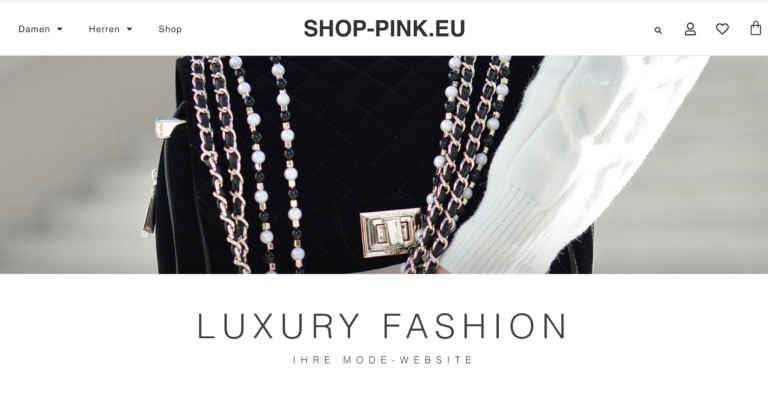 SHOP PINK Fashin Store 768x399