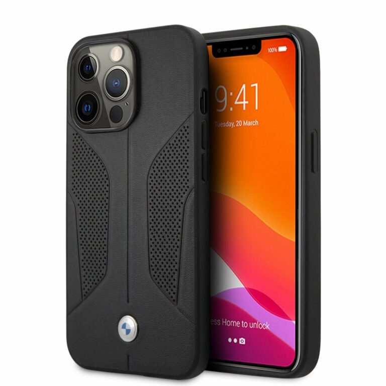 bmw iphone 13 pro max hulle i gestaltung perforierte seiten echtleder 310417 768x768