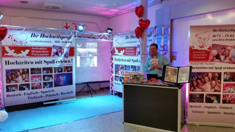 dj mirko gerhard als hochzeits dj auf der hochzeitsmesse hochzeits animateur 2 768x432