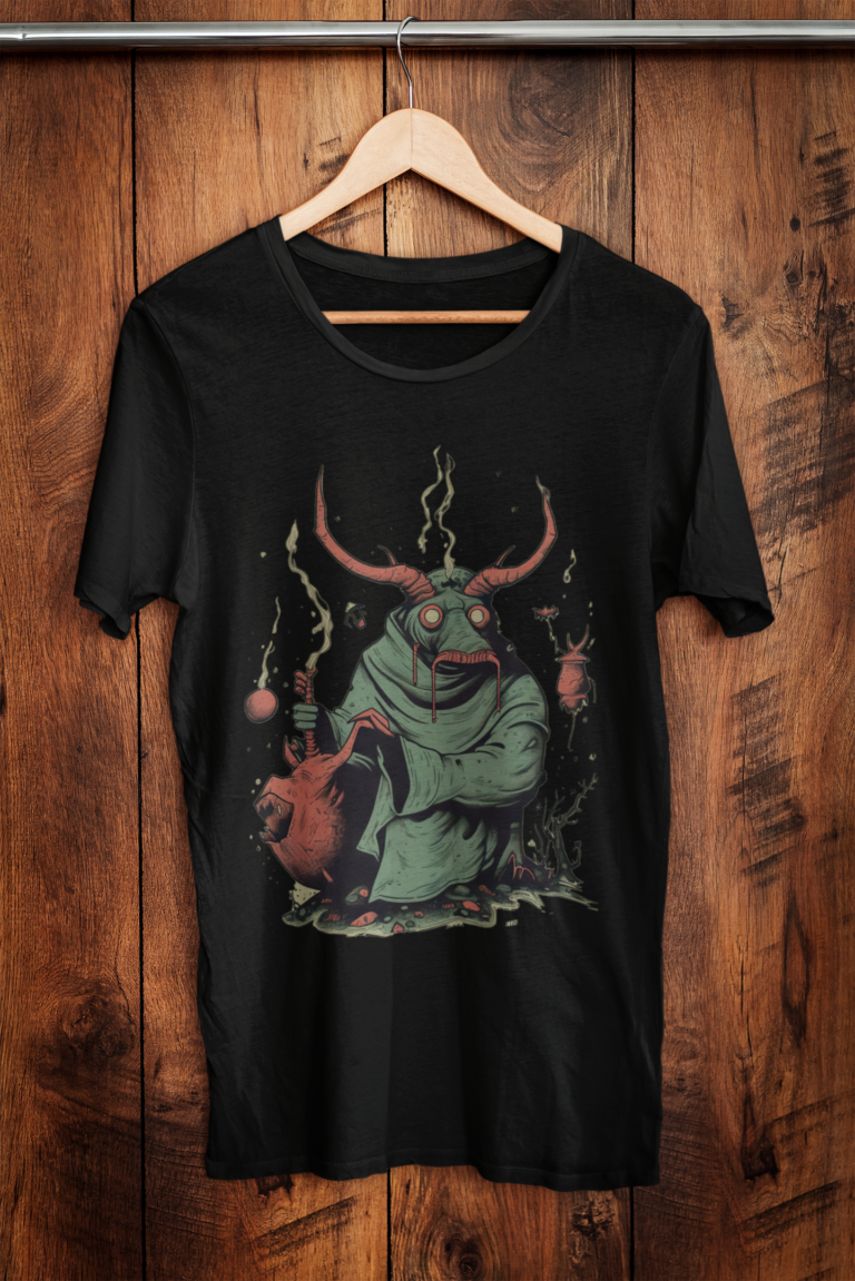 mockup of a heathered t shirt placed on a hanger against a wooden wall m18081 r el2 28 768x1151