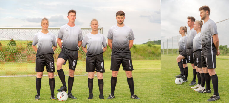 Fussball Trikot Komplettsets mit Baellen 768x344