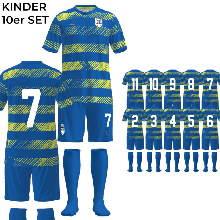 Fussball Trikot Set Kinder Lisbon Op blau oB 768x768