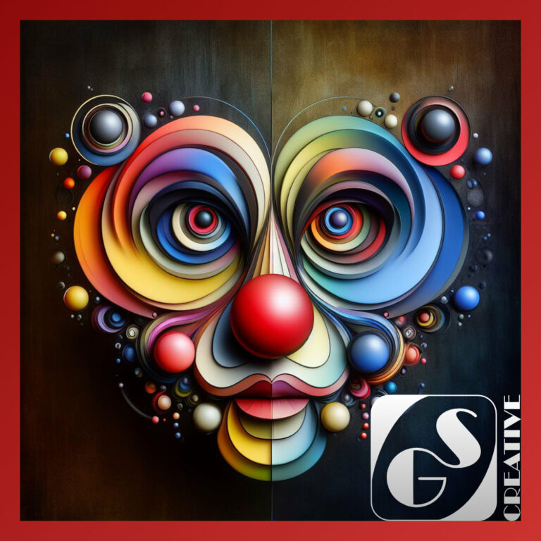 Clown face 2 768x768