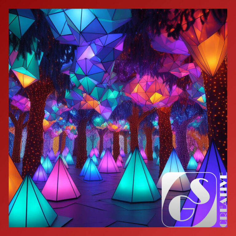 Polygons forest 2 768x768