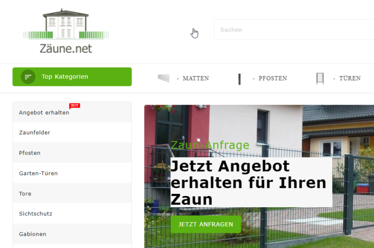 2024 01 25 09 54 15 Stabmattenzaun und Tore online kaufen   Das Zaunportal Zaeune.net  768x510