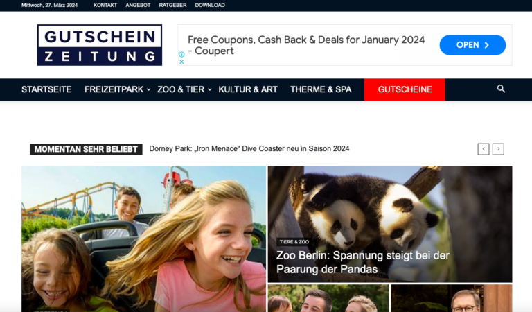 Gutschein Zeitung Screenshot 768x450