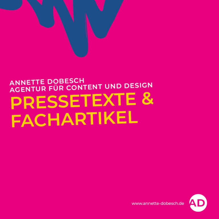 Annette Dobesch Pressetexte und Fachartikel 768x768