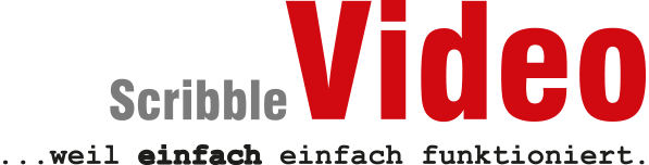 Scribble Video Logo neu Original