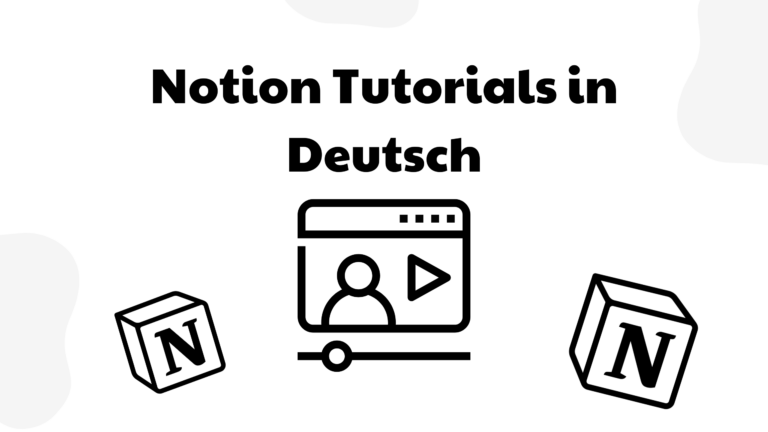 Notion Tutorials in Deutsch 768x432