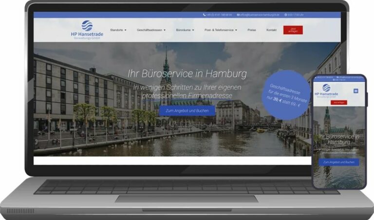 bueroservice hamburg referenz webdesign weimar thueringen webseiten website wordpress buchungskalender 768x453