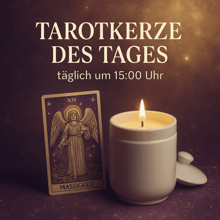 Tarotkerze des Tages SteinKunstWerk 768x768